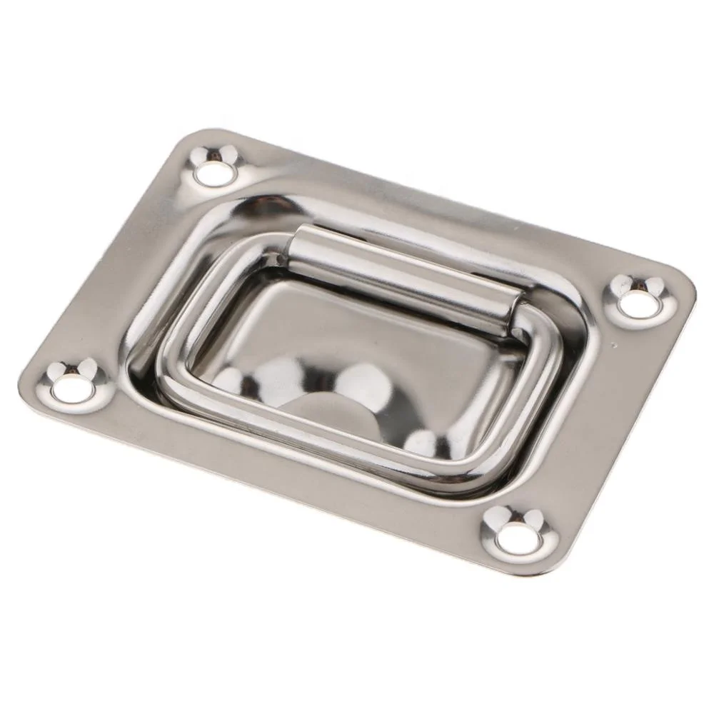 Marine Boat Recessed Hatch Pull Handle Marine Locker Flush Lift Ring ...