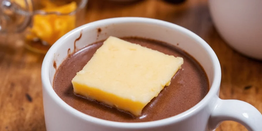 Cayenne pepper added to hot chocolate