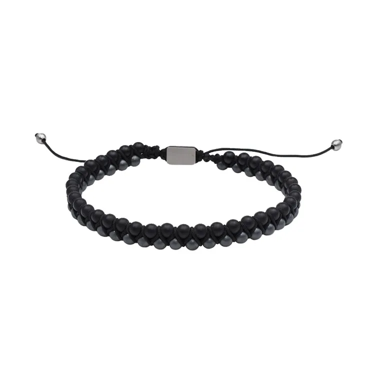 

2020 custom handmade rope braided beaded cord adjustable bracelets men jewelry, Picture