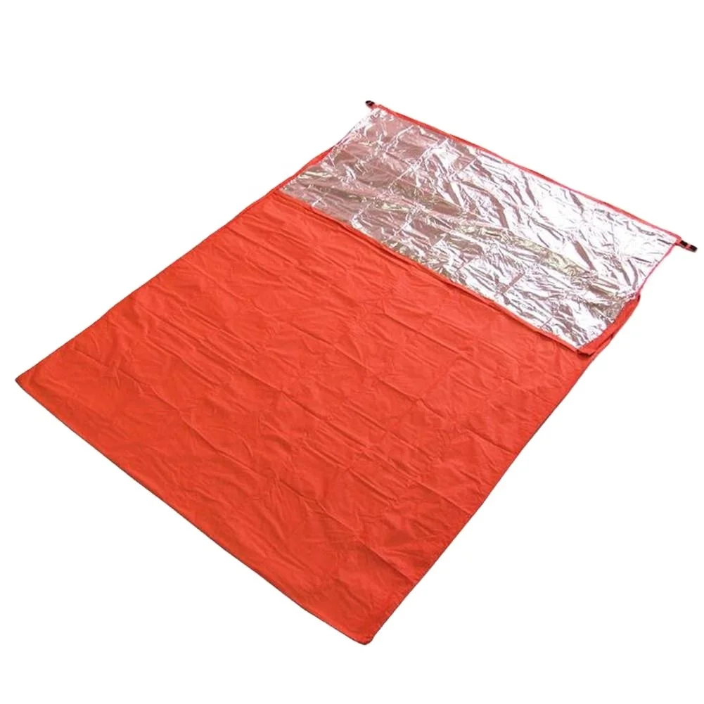 

TY Outdoor Camping Equipment Thermal Insulation Sleeping Bag Tourism Adventure Emergency Rescue Sleeping Blanket, Orange