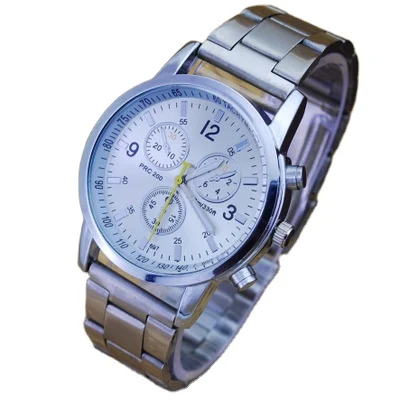 

2021Year Cheap High Quality Fashion Business Steel Belt Quartz Watches For Men And Women Reloj De Cuarzo Unisex, 3 colors