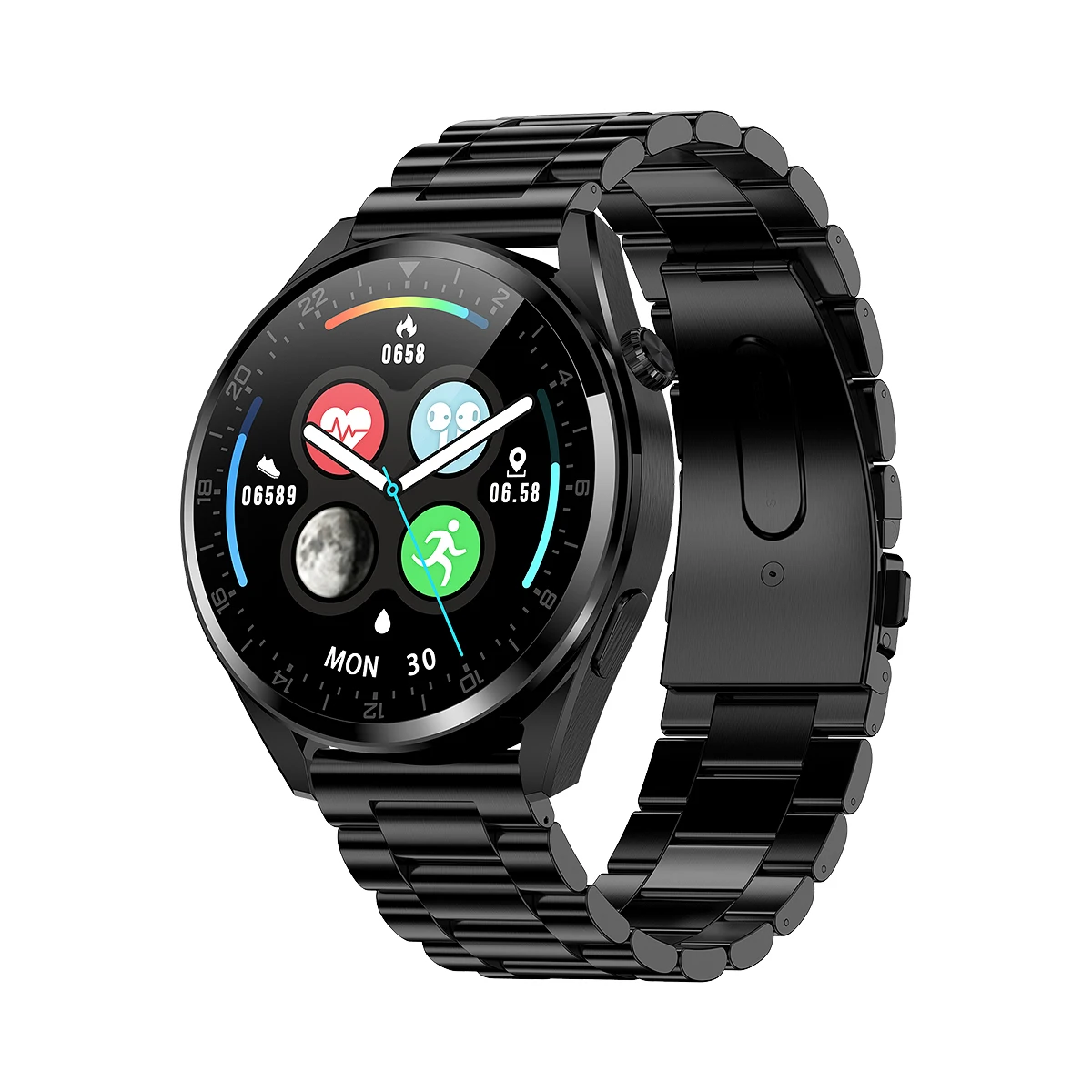 

1.36'' HD 390*390 AK33 PRO Smart Watch Health Blood Pressure BT Calling IP67 Waterproof Fitness Tracker Smartwatch for Men Women