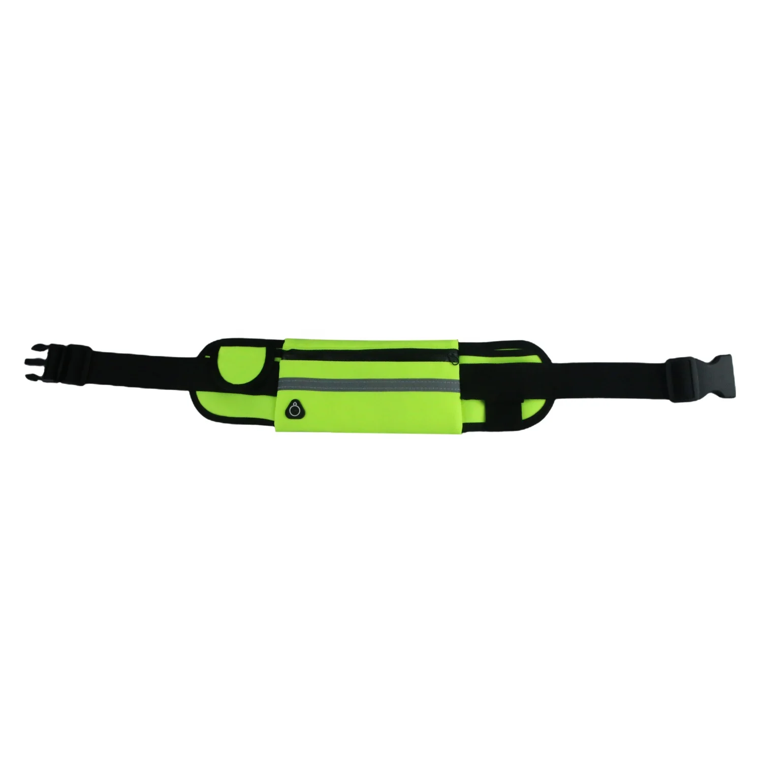 

US local shipping Popular fashionable colours waist bag polyester custom men women running Bum Bag, Fluorescent green