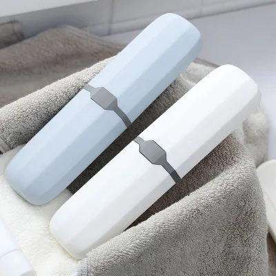 

Portable Toothbrush Box Travel Toothbrush Storage Box Simple Plain Travel Wash Toothbrush Bucket Tooth Tube