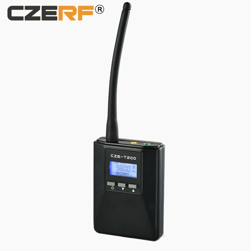 

wireless radio station FM broadcast transmitter audio Transmitter for sale, Black