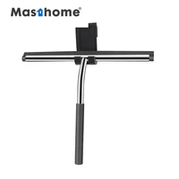 

Masthome Clean car Wiper Glass Cleaning Handle Rubber Shower Stainless Steel Silicone Cleaner Window Squeegee Wiper