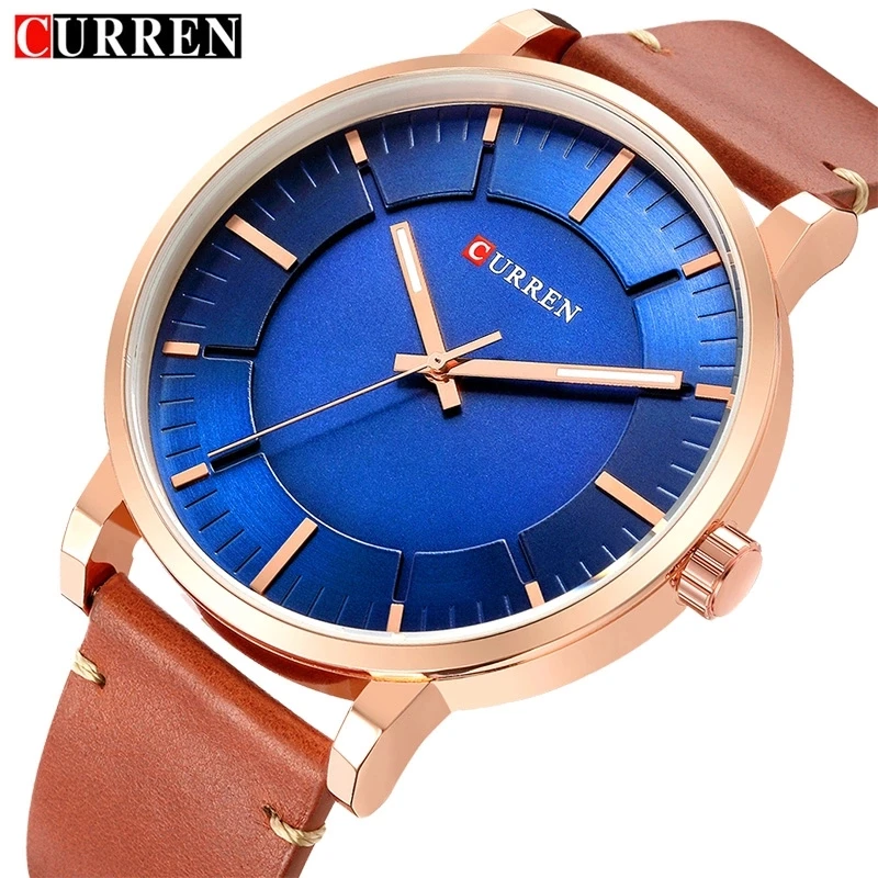 

CURREN 8332 Simple Fashion Analog Quartz Mens Watches CURREN Casual Business Leather Wristwatch Male Clock Classic Men's Watch