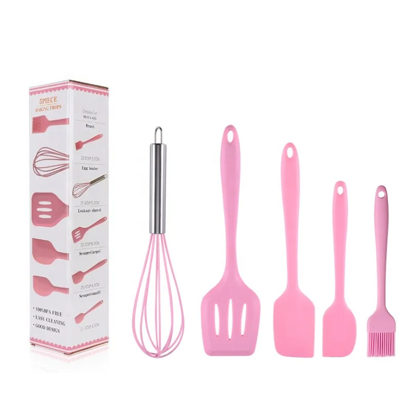 

Non-Stick Kitchen Accessories Cookware Set Wholesale 10 Pcs Silicone Kitchen Utensil Set Cooking Tool, Customized