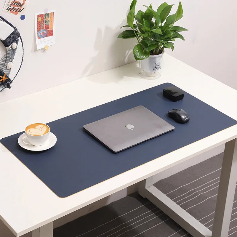 

Factory Custom Size Print Non Slip PVC PU Leather Desk Pad Gaming Protector Office Table Mat Mouse Pad free shipping, Customized color