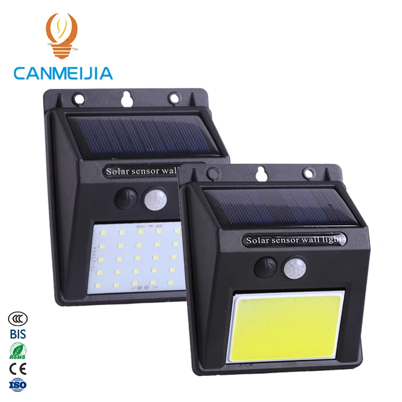 20 30 40 LED chips 48 COB SMD 2835 Wireless Waterproof Wall Light,Outdoor Led Motion Sensor solar light,Solar Garden Light