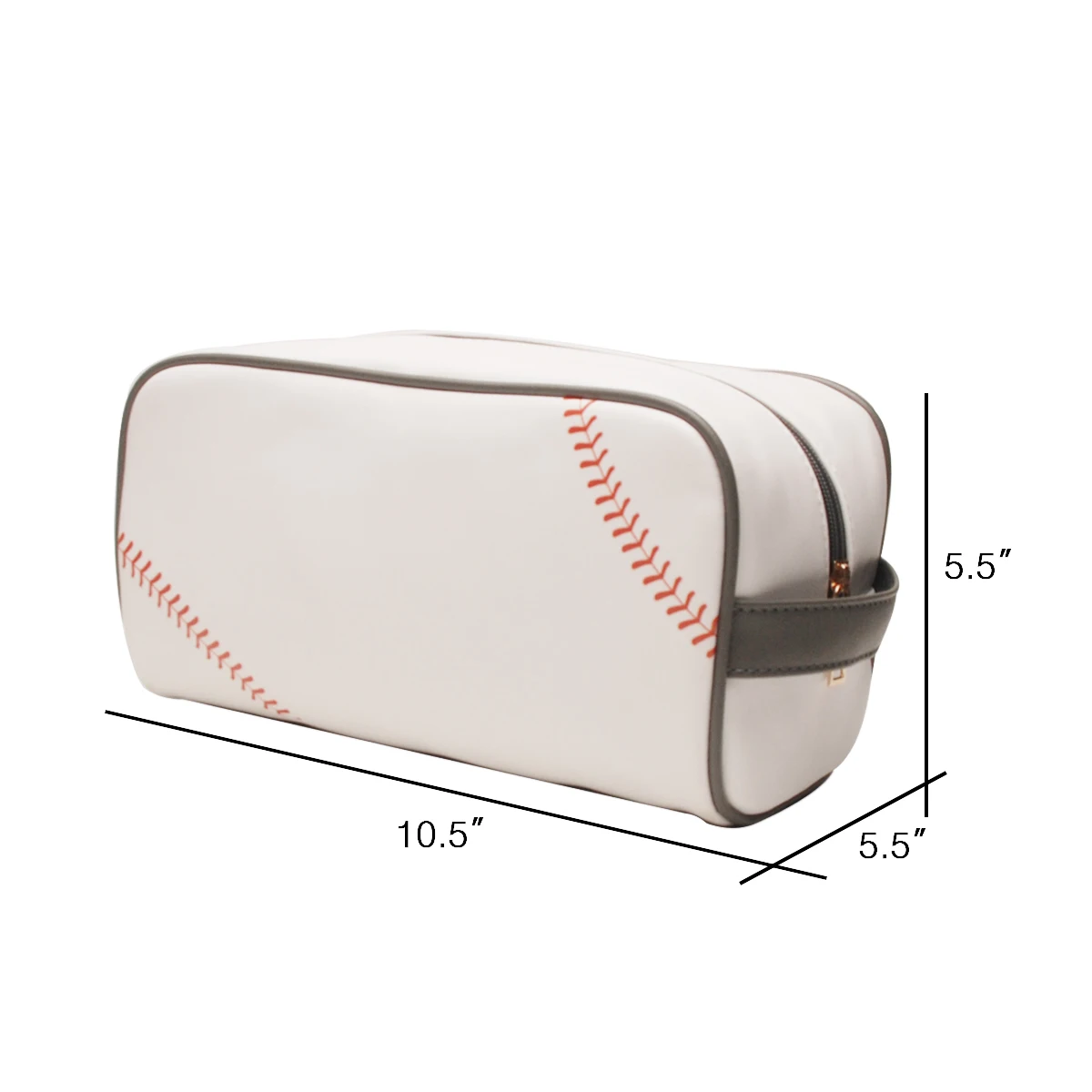 

Wholesale Blanks PU Sporty Cosmetic Bag DOM1001772 Mini Coin Purse Wallets Baseball Softball Makeup Bag with Zipper Closure