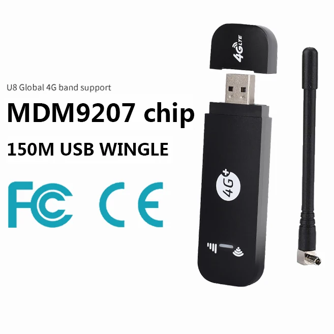 

MDM9X07 U8 Cat4 150mbps USB Modem Support external antenna 3g 4g Usb Dongles Mobile Router 4G LTE Wingle UFI similar to E3372