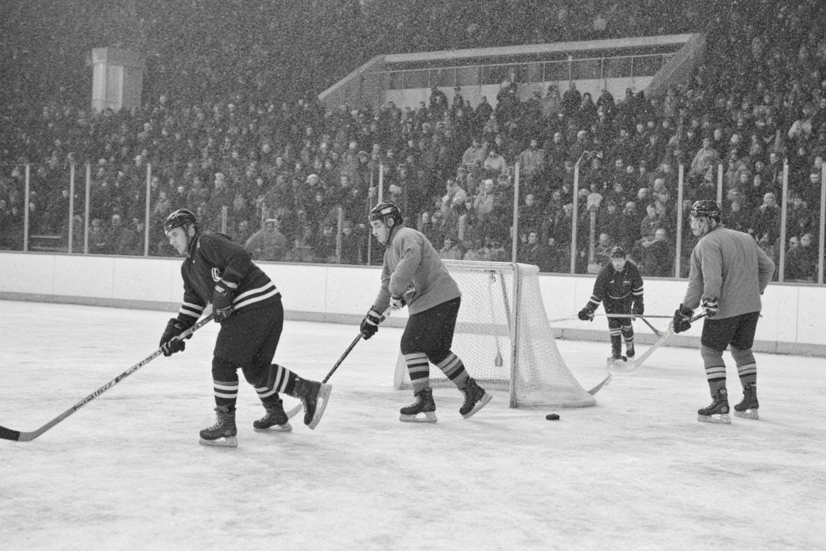when ice hockey was invented