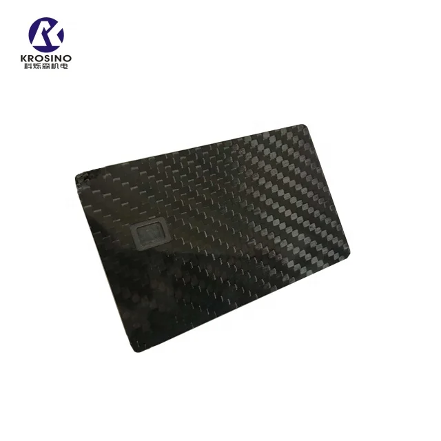 
Customized high-end classic stylish carbon fiber cards with chips 