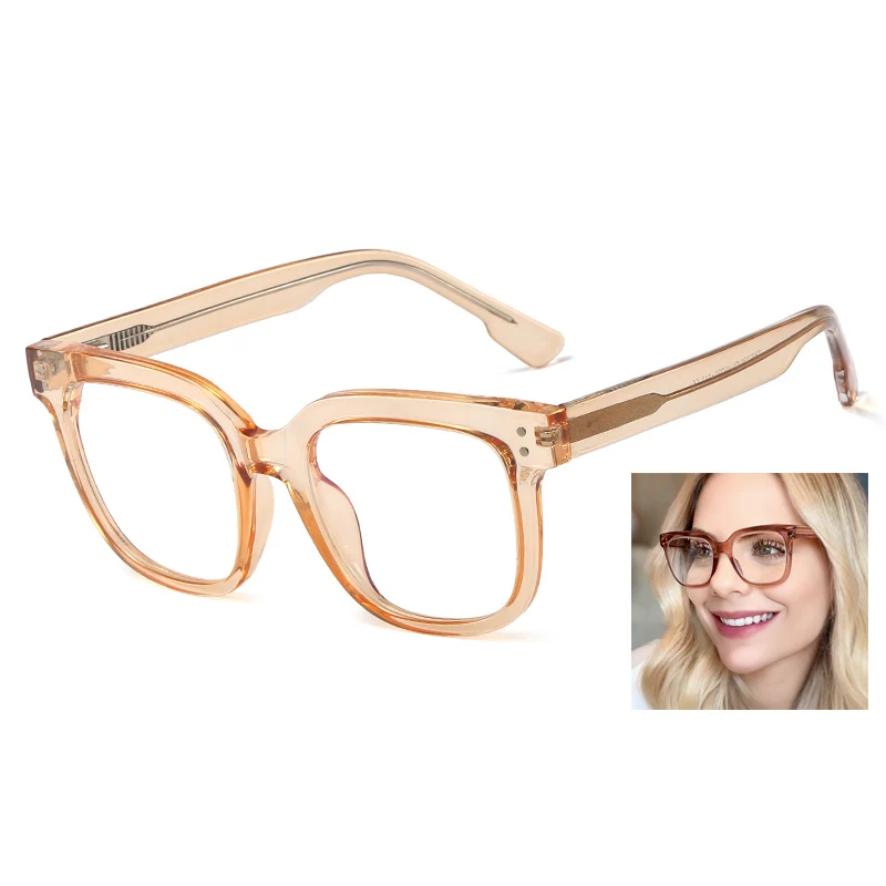 

Italy Design China Wholesale Women Optical Frames TR90 CP Eyeglasses Frames Blue Light blocking Glasses river
