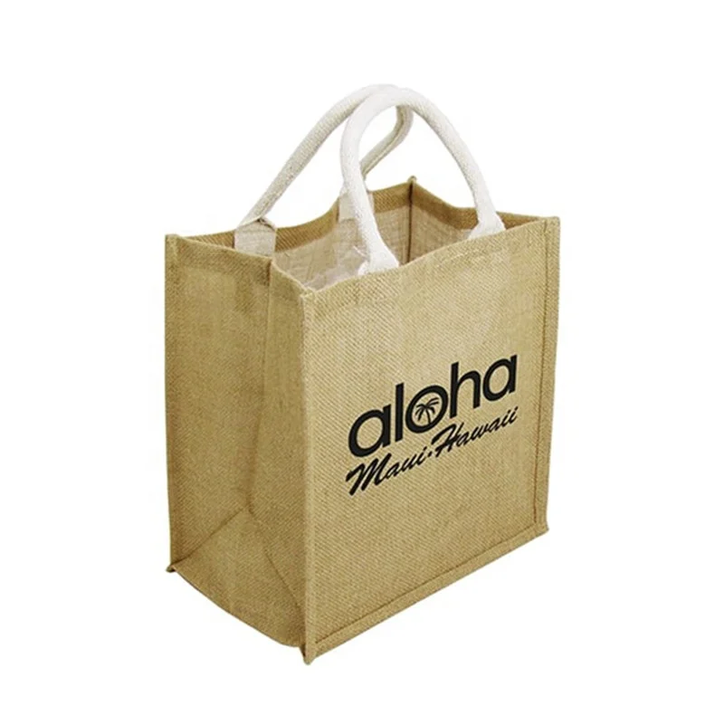 

Manufacturers Wholesale Online Burlap Shopping Tote Jute Bags, Customized color