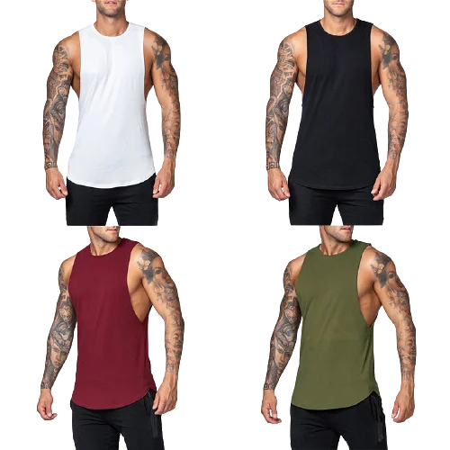 

Wholesale mens sportswear sleeveless mens tank top fitness stringer, As picture