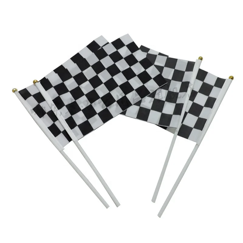 

Racing Checkered Flag Cheap Polyester Custom Checkered Flag for Coach Training