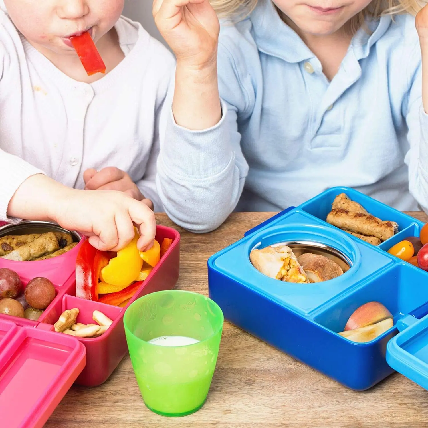 Kids Bento Box Insulated Bento Lunch Box Leakproof Thermos Food Jar
