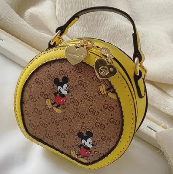 

wholesale little girls fashion Mickey mouse cartoon mini cute handbag street travel evening comestic bag mobile phone bag, Customized color