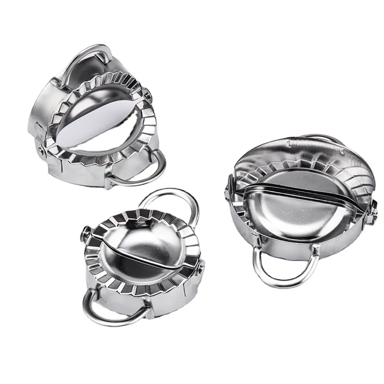 

Stainless Steel Round Ravioli Molds Dumpling Maker DIY