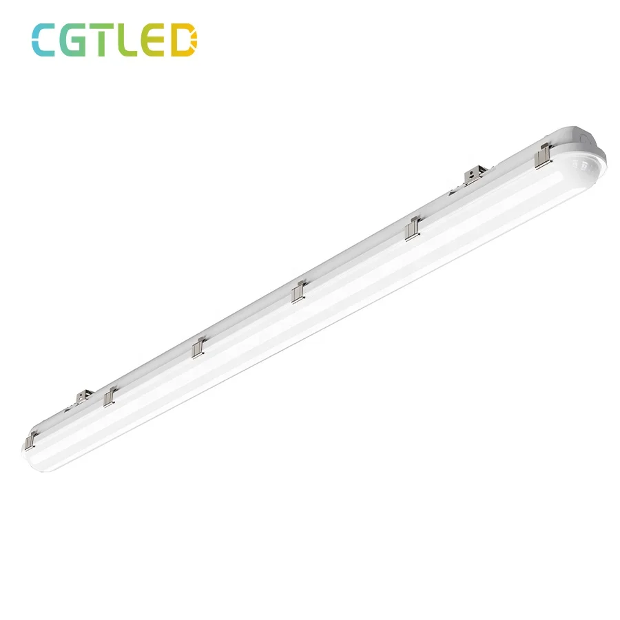 CGT 600mm 1200mm 1500mm Flicker Waterproof Shop Light Industrial Tri Proof Linear Led Triproof Light Fixture