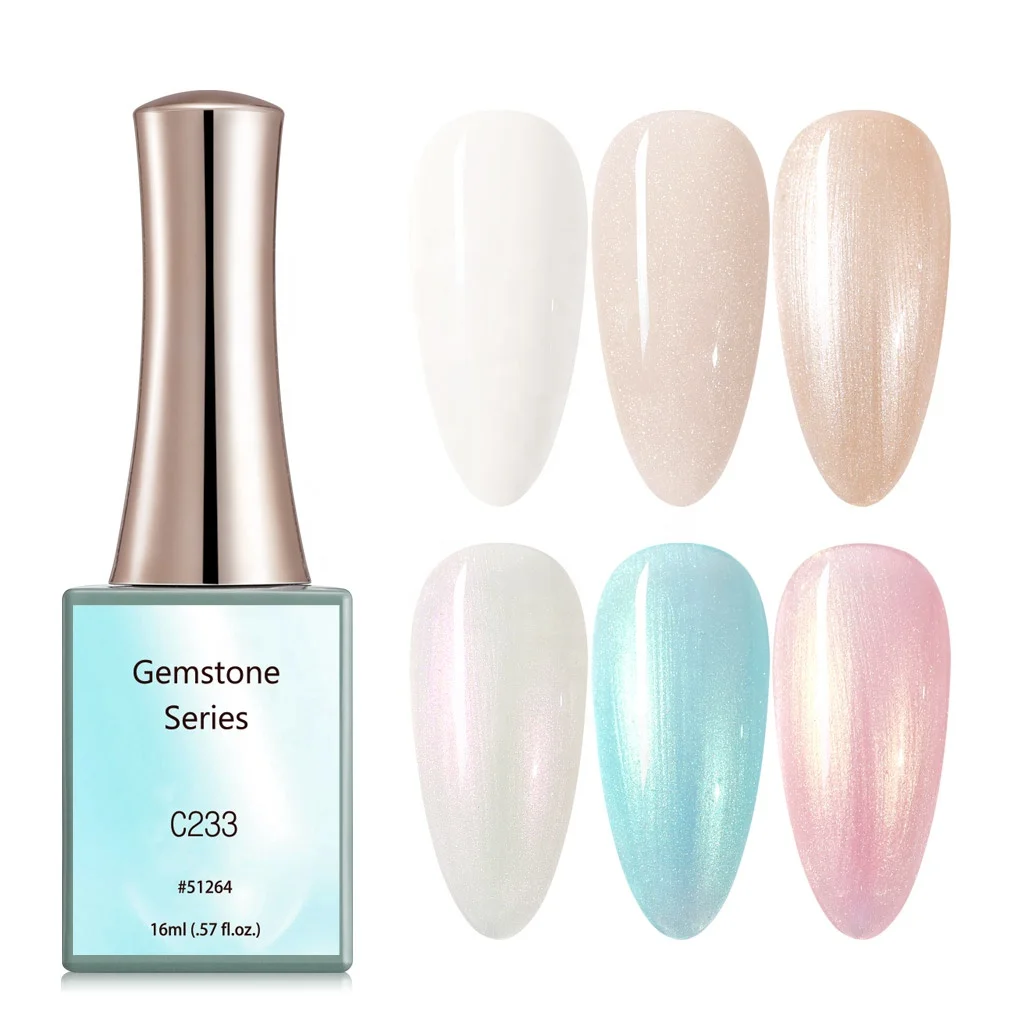 

CANNI Nails Supplies Salon Professional Custom Soak Off 16ml Diamond Dazzling UV Gel Polish Semi Permanent Luminous Varnish, 120 fashion colors (c201-c320)