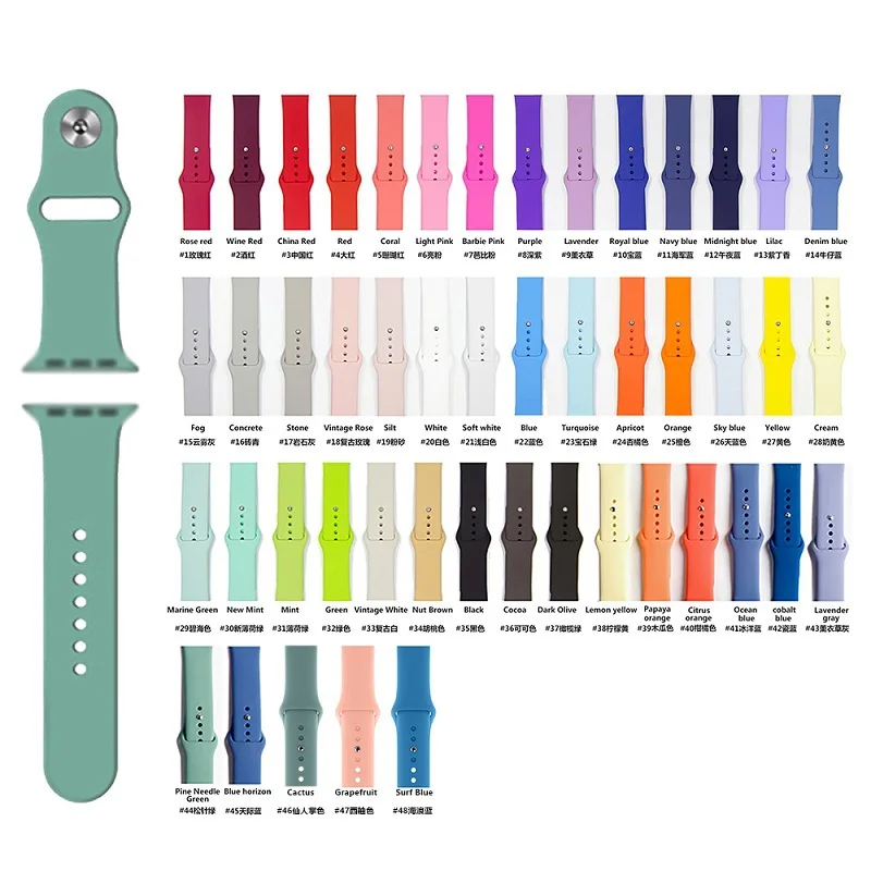 

silicone smartwatch smart Bracelet apple watch strap