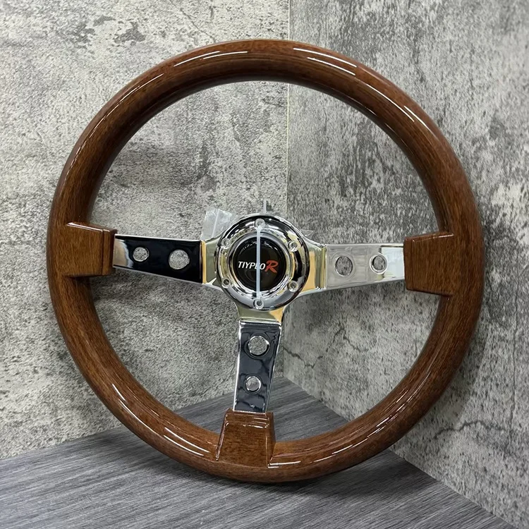 Cross-border 14 inch peach ABS car retrofit steering wheel hole distance 70mm competitive racing ND general