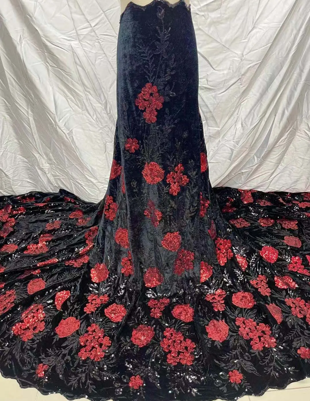 

Free shipping wholesale organic nigerian velvet lace fabric 2022 latest style