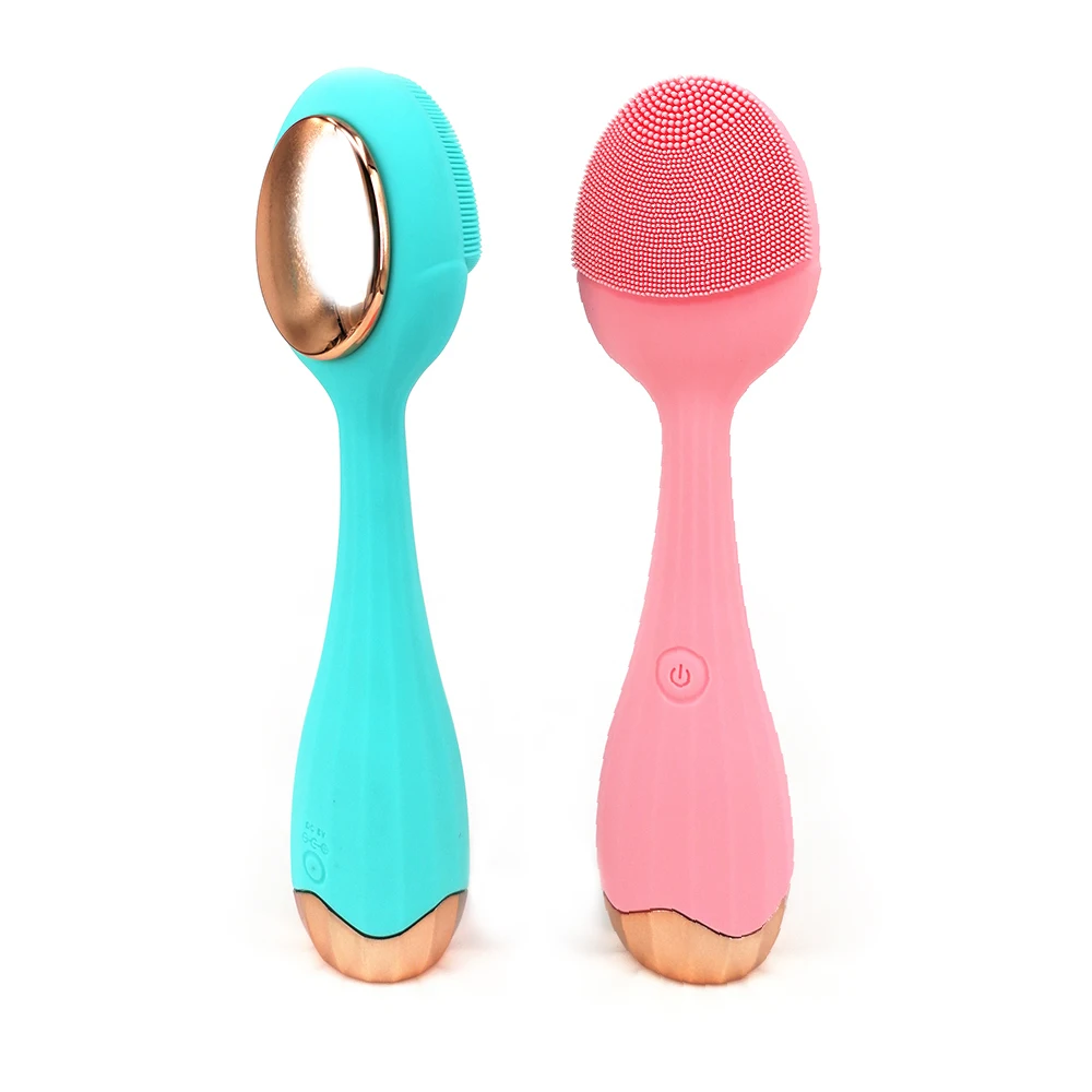 

2021 New Arrival Silicone Facial Cleansing Brush Smart Anti-Aging Cleansing Skincare facial brush device