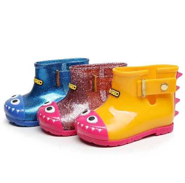 

2020091457 Boy Girl Jelly Rain Shoes Dinosaur Water Shoes