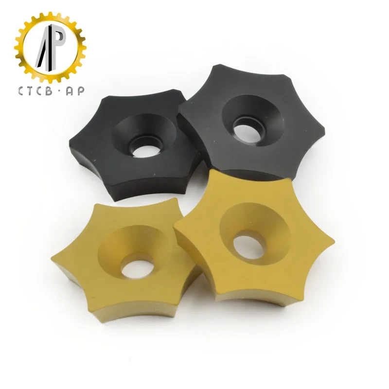 

Carbide CNC inserts series Six sided OD scarfing inserts for pipe and tubes