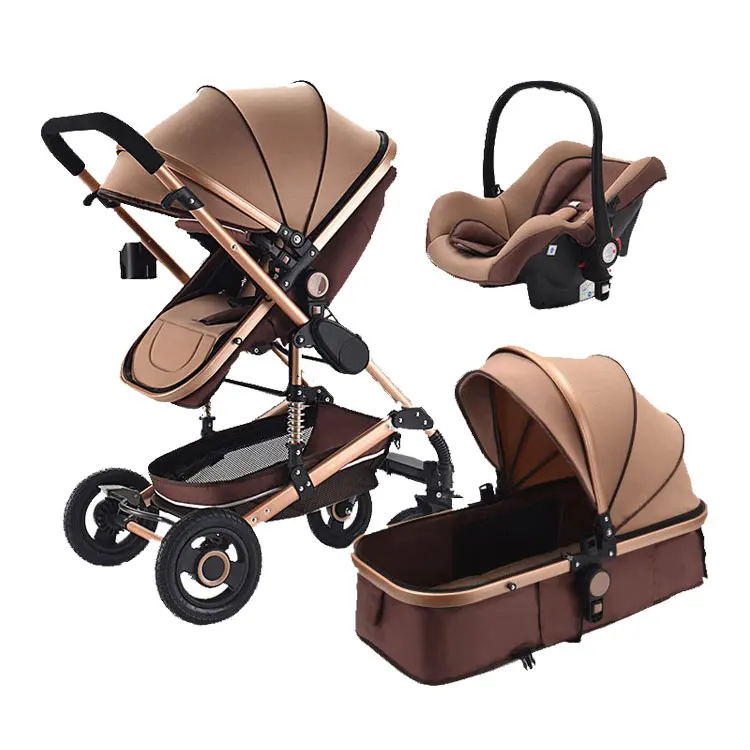 

Wholesale hot selling Cheap Travel System Baby Stroller 3 In 1 With bassinet and car seat