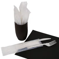 

100% biodegradable cutlery sugarcane Fork Knife / Spoon / Flatware Set For Western Dinner PLA Cutlery