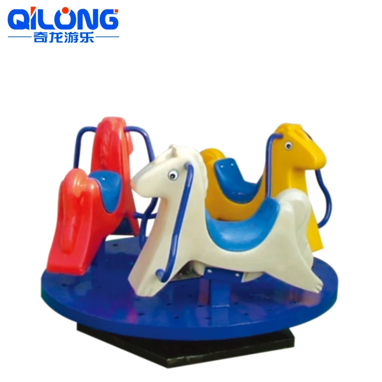 Professional Backyard Turntable Playground Equipment Adorable Horse ...