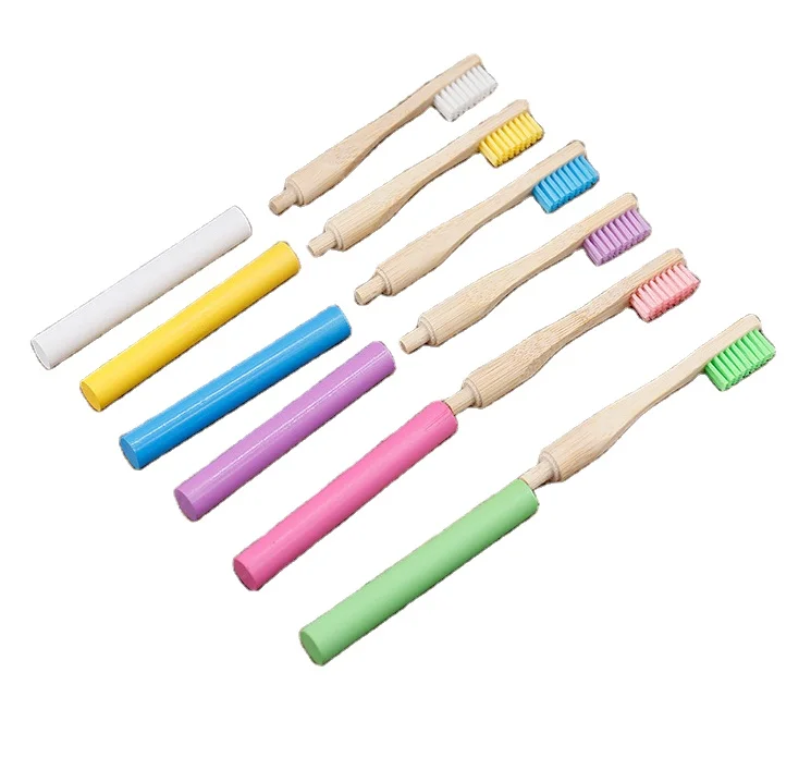 

Customize color bamboo handle teeth brush replaceable toothbrush head, Colors