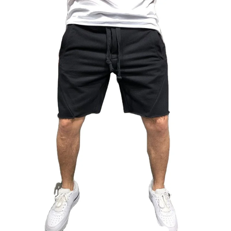 

2021 Amazon hot style big size loose casual spring fashionable 2 in 1 mens short running shorts for men, Picture