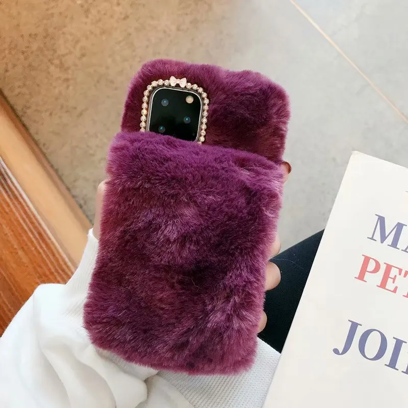 

Winter Warm Hand Design Luxury Phone Case for iPhone 11 Pro Max, Purple, green, pink, gray