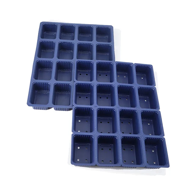 

2020 Hot Sell Good Price Plastic Seed Germination Growing Tray with 16 cells, Blue/black/custom