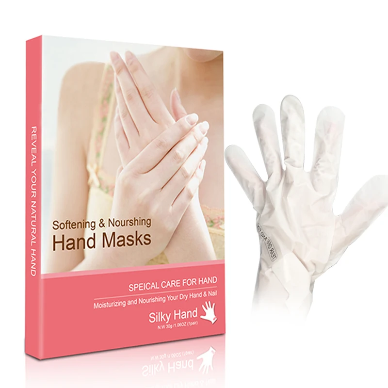 

Wholesale OEM Anti aging Nourishing Soft Moisture Moisturizing glove soft hand mask, Milk white