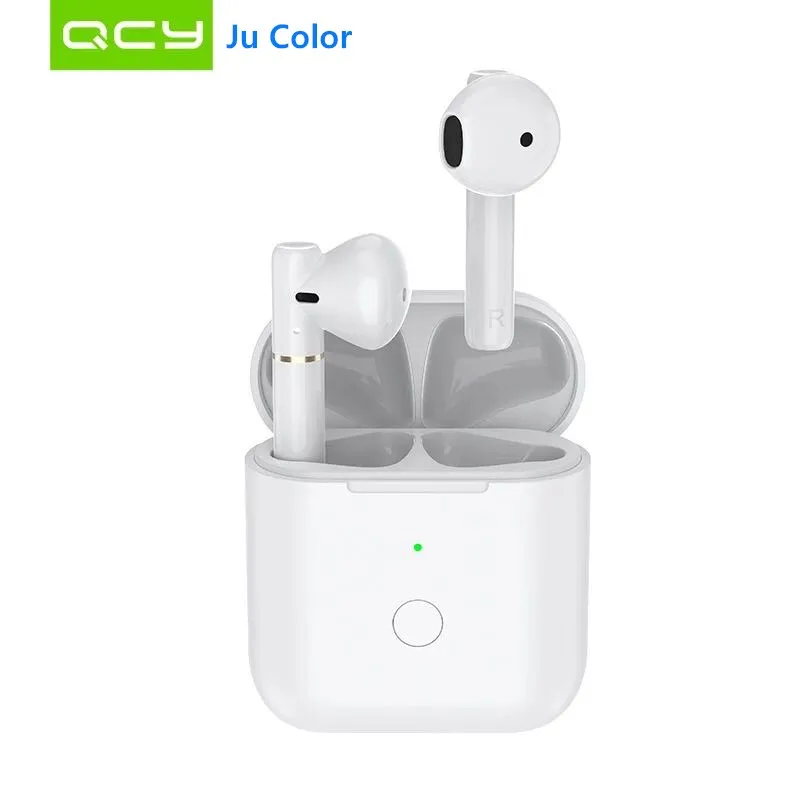 

QCY T8 dual connection earphone semi-in-ear wireless TWS headphone hall magnetic earbuds with microphone headset