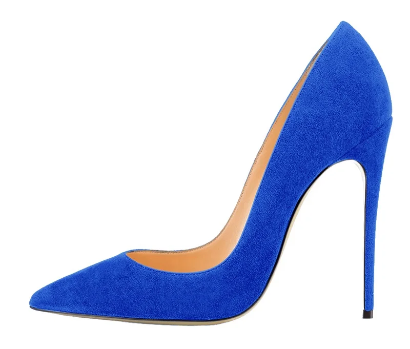 

blue high heel suede leather womens dress shoes china manufactures shoes women high heels