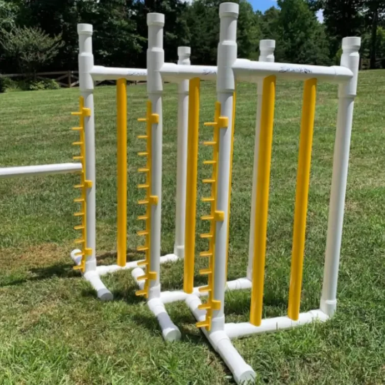 

Dog Agility Equipment Dog Agility Training Jump Wing Agility Hurdle Jump Bar PVC Plastic Frame