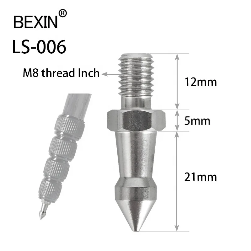

BEXIN stainless steel ground spikes M8 screw tripod foot spikes foot screw fishing nails for tripod monopod
