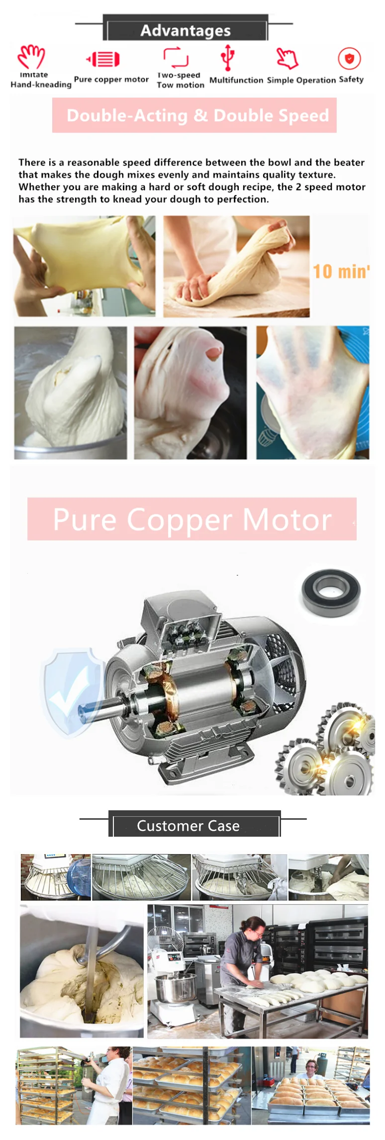 commercial dough spiral mixer machine sale price