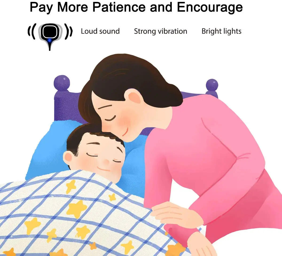 Bedwetting Alarm For Boys Girls Kids Pee Alarm With Sound And