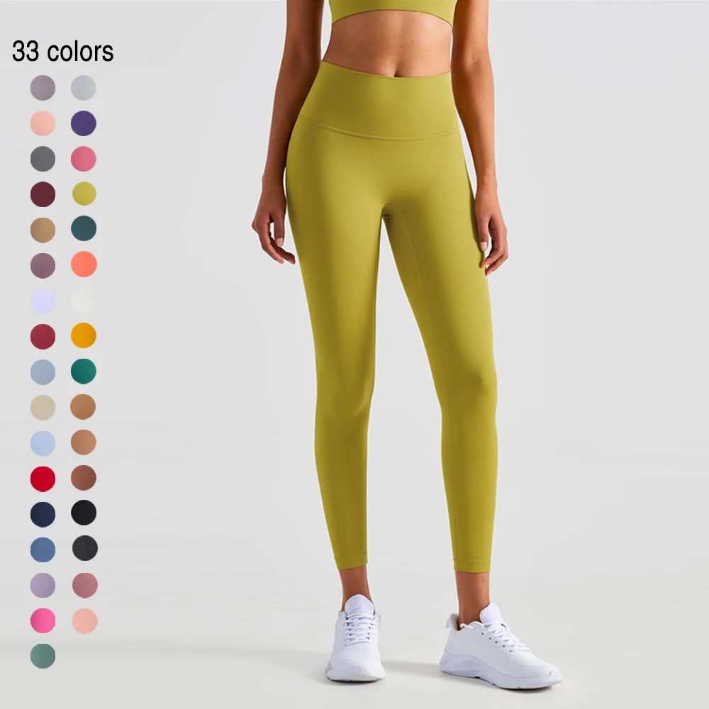 

2022 Lulu Align Fabric Leggings For Women Tiktok Gym Fitness Workout High Waisted Butt Lift Breathable Sport Yoga Pants