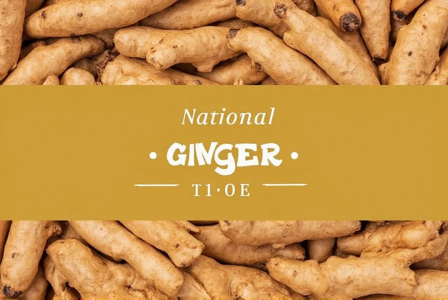 National Ginger Day: Date, History & Significance (June 15)