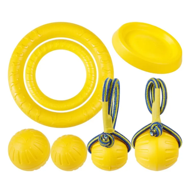 

EVA Dog Training Toy Pet Chewing Ball Interactive Frisbee Ring, Custom color